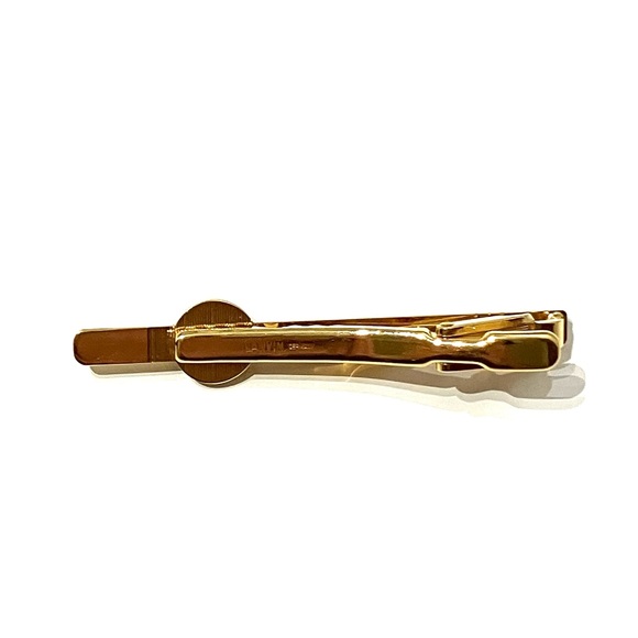 Lanvin Gold Tone Lapis Effect Tie Clip - Picture 3 of 7